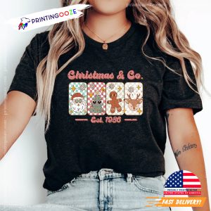 Retro Christmas and Company Est 1986 Graphic T shirt 2