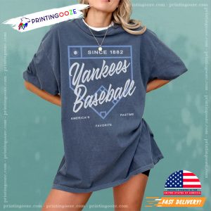 Retro Style Baseball Fan Graphic Comfort Colors Tee 4