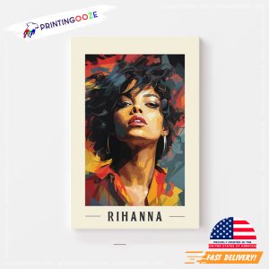 Rihanna Watercolors Painting Wall Art 1