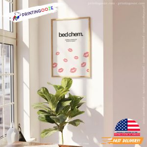 Sabrina Carpenter Bed Chem Lipstick mark Poster