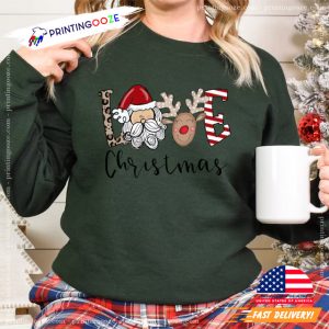 Santa Claus Love Christmas 2024 Shirt 2