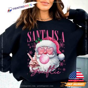 Santa Is A Swiftie Lovely Santa Christmas Holiday T shirt 2