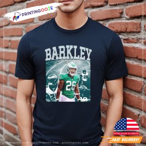 Saquon Barkley Thunder Philadelphia Eagles Graphic Tee 1