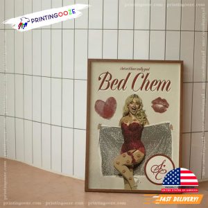 Sexy Sabrina Carpenter Bed Chem Poster