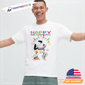 Snoopy Happy New Year T Shirt 1