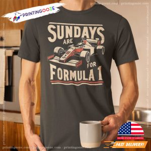 Sundays Are For Formula 1 Vintage F1 T shirt