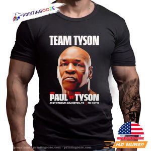 Team Tyson Jake Paul vs Mike Tyson shirt 2