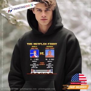 The Netflix Fight Jake Paul VS Mike Tyson 8 Bit Shirt 2