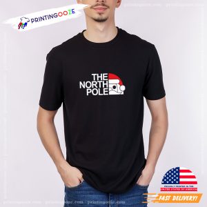 The North Pole Christmas Funny Xmas T Shirt 2