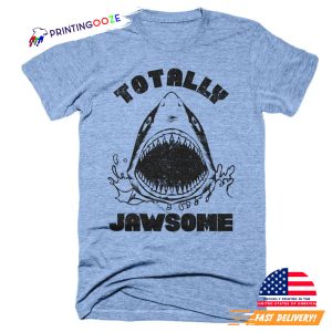 Totally Jawsome Shark Bite Comfort Colors Shirt 2