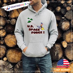 U.S Space Force 1 Donald Trump Alien Defender Funny T shirt 3