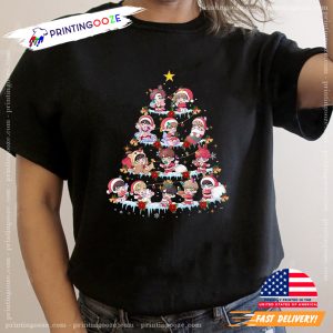 Vintage Seventeen Christmas Tree Seventeen Chibi T shirt 1