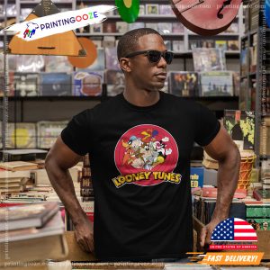 Warner Bros LOONEY TUNES Cartoon Logo T shirt 3