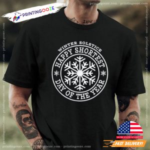 Winter Solstice Happy Shortest Day Of The Year T-Shirt