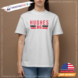 500 LEVEL Jack Hughes 86 T shirt 1