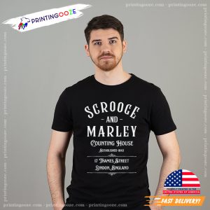 A Christmas Carol Scrooge And Marley Literature T Shirt