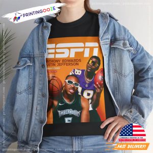 Anthony Edwards Justin Jefferson Minnesota Timberwolves Vikings ESPN Tee 4