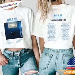 Billie Eilish Hit Me Hard and Soft World Tour 2024 T Shirt 2