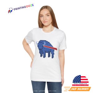 Bills Mafia Pixeled Buffalo Graphic Shirt 4