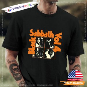 Black Sabbath Vol. 4 Vintage T Shirt 3