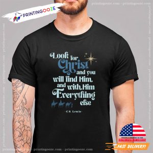 CS Lewis Quote Epiphany T shirt 1