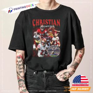 Christian Mccaffrey Football Bootleg Style Tee 2