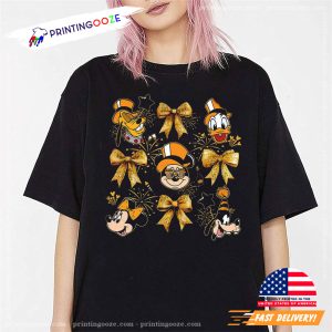 Coquette Bows Mickey and Friends Happy New Year 2025 Shirt 3