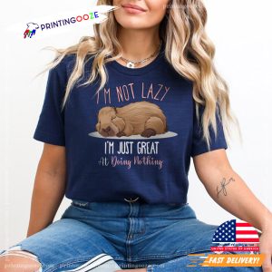 Cute Lazy Capybara festival of sleep day Shirt 1