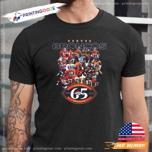 Denver Broncos Football NFL Franchise 1959 2024 65 Years shirt 1