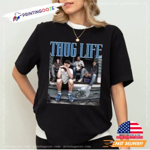 Detroit Thug Life Dan Campbell Football T-shirt