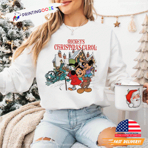 Disney Mickey's Christmas Carol Merry Xmas Shirt 4