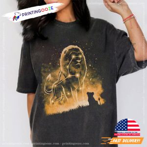 Disney Mufasa Simba The Lion King Constellation Comfort Colors Shirt