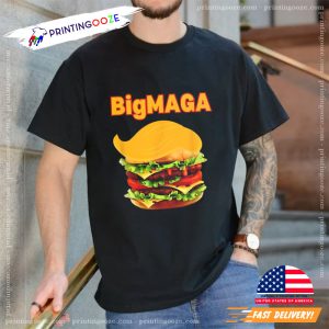 Donald Trump Cheeseburger Big MAGA Hamburger T Shirts