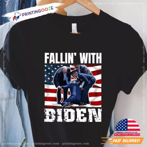 Fallin' With Biden Funny Political Shirt 3