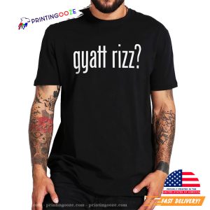 Gyatt Rizz Teen Slang Slogan Basic T shirt