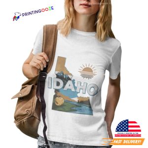 Idaho US State Urban Graphic Comfort Colors Tee