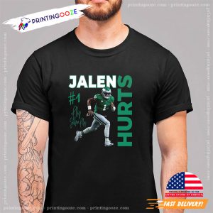 Jalen Hurts No. 1 Signature Graphic T shirt 1