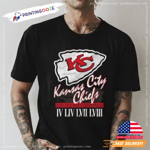 Kansas City Chiefs NFL 4x Champions T-Shirt