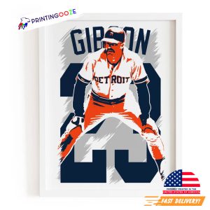 Kirk Gibson For Detroit Tigers Baseball Poster 4