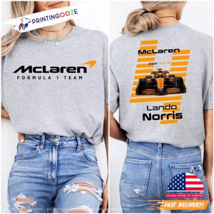 Lando Norris Formula One MCL38 Racing Car 2 Sided Shirt