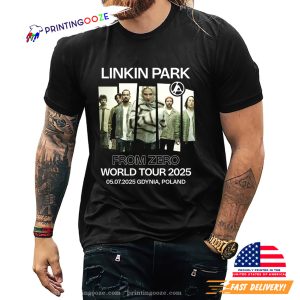 Linkin park From Zero Tour 2025 Gdynia Tee