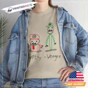 Marty and Weegee Cute silly meme t shirt 3