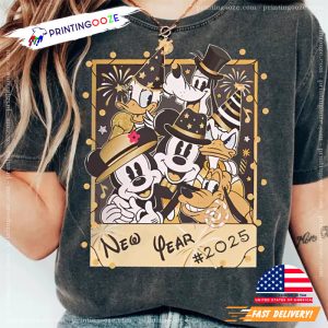 Mickey & Friends Disney New Year'S Eve Comfort Colors Tee 1