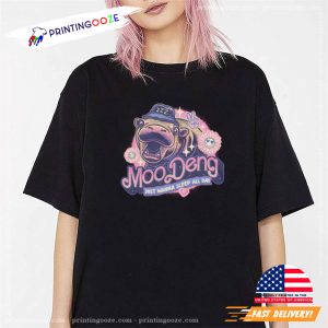 Moo Deng Just Wanna Sleep All Day Shirt 1