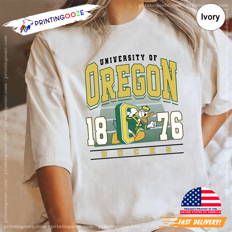 NCAA Oregon Ducks Vintage Logo Comfort Color Tee NCAA Oregon Ducks Vintage Logo Comfort Color Tee