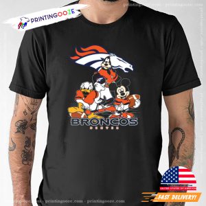 NFL Denver Broncos Mickey Mouse And Friends Shirt 1