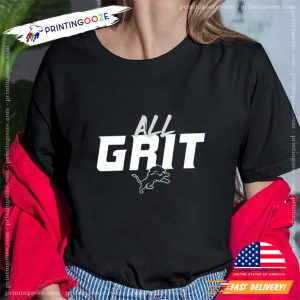 NFL Detroit Lions All Grit Graphic T Shirt