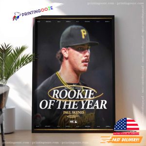 National League Rookie Of The Year Paul Skenes Poster