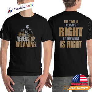 Never Stop Dreaming Martin Luther King 2025 Graphic T-shirt