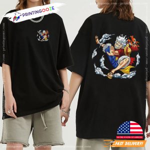 One Piece Luffy Anime Manga 2 Side T shirt 3